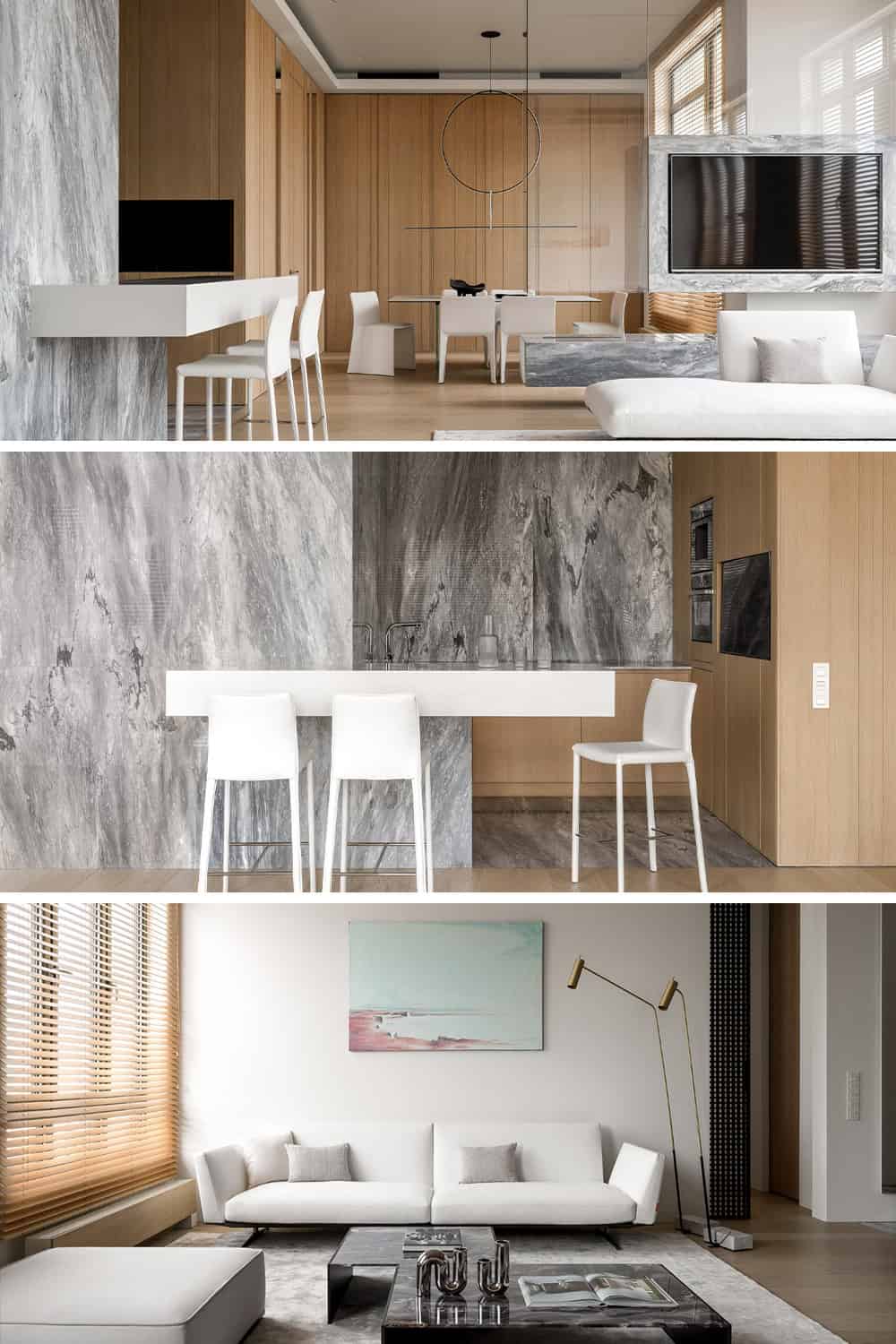 Bright Penthouse Apartment Spaces photo