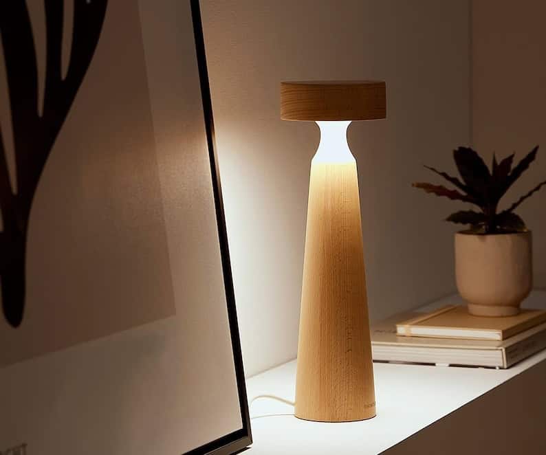 11. Wooden LED Table Lamp 11. Wooden LED Table Lamp