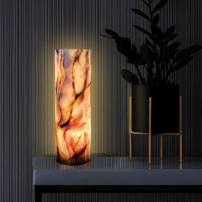 6. Artistic Onyx Lamp 6. Artistic Onyx Lamp