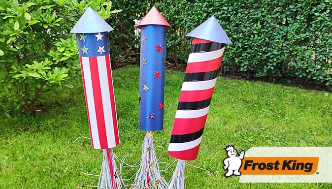 2. Make Your Own Fourth of July Firecracker Decorations 2. Make Your Own Fourth of July Firecracker Decorations