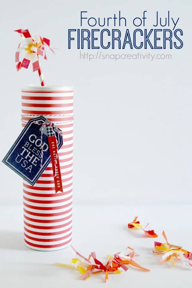 8. FOURTH OF JULY PAPER FIRECRACKERS 8. FOURTH OF JULY PAPER FIRECRACKERS