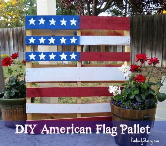 12. Pallet Project Idea: American Flag 12. Pallet Project Idea: American Flag