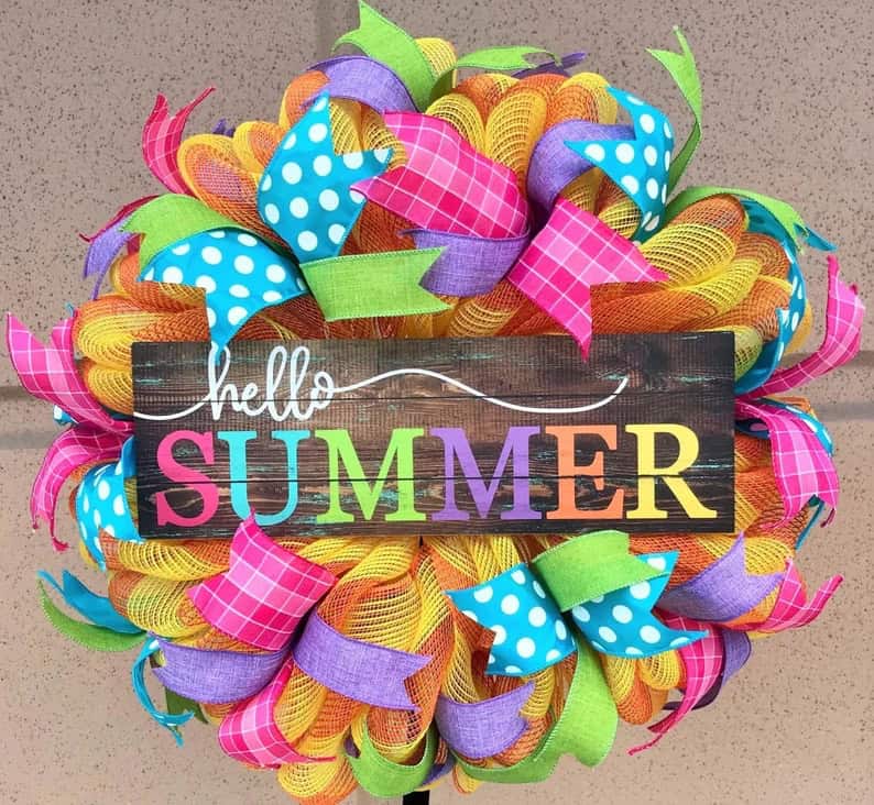 1. Hello Summer Wreath 1. Hello Summer Wreath