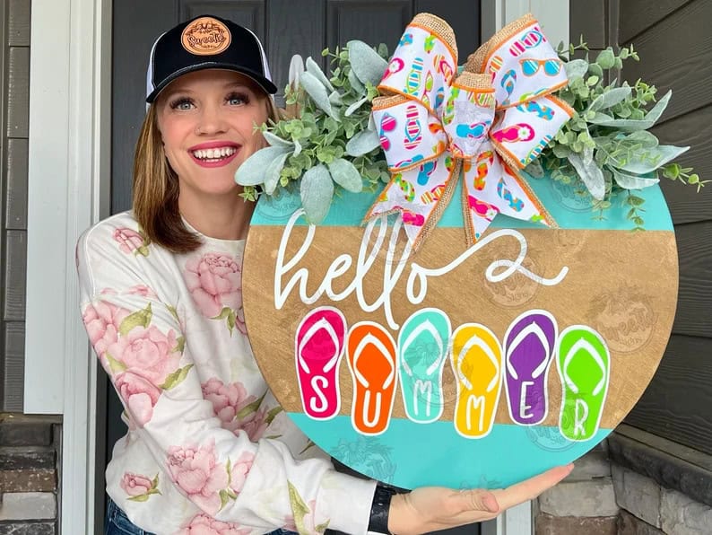 13. Summer Front Door Décor 13. Summer Front Door Décor