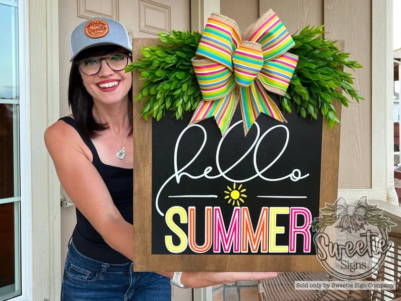 4. Summer Front Door Décor 4. Summer Front Door Décor