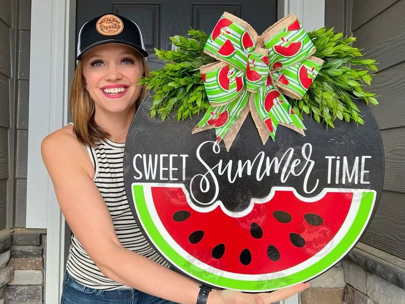 6. Summer Front Door Décor 6. Summer Front Door Décor