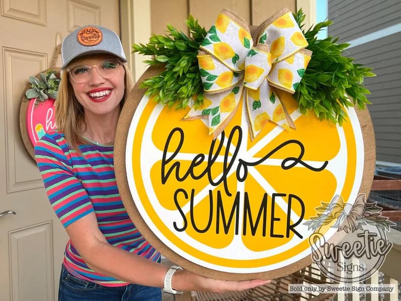 8. Summer Front Door Décor 8. Summer Front Door Décor