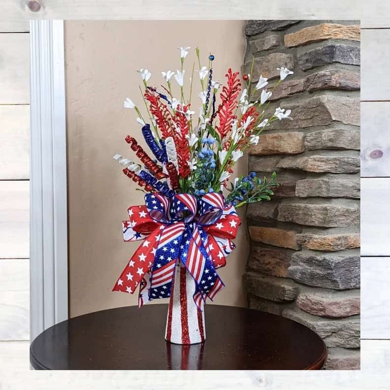 3. Patriotic Centerpiece