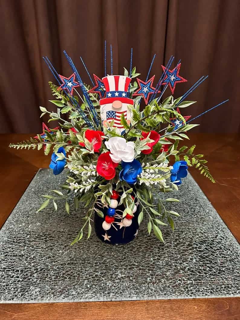 8. Patriotic Centerpiece