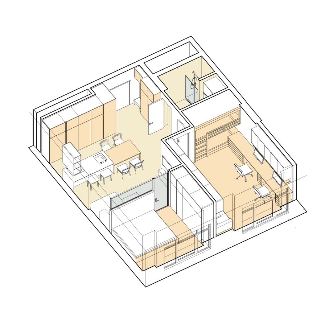 SUBBOTA Apartment by PROJECT905 in Moscow, Russia