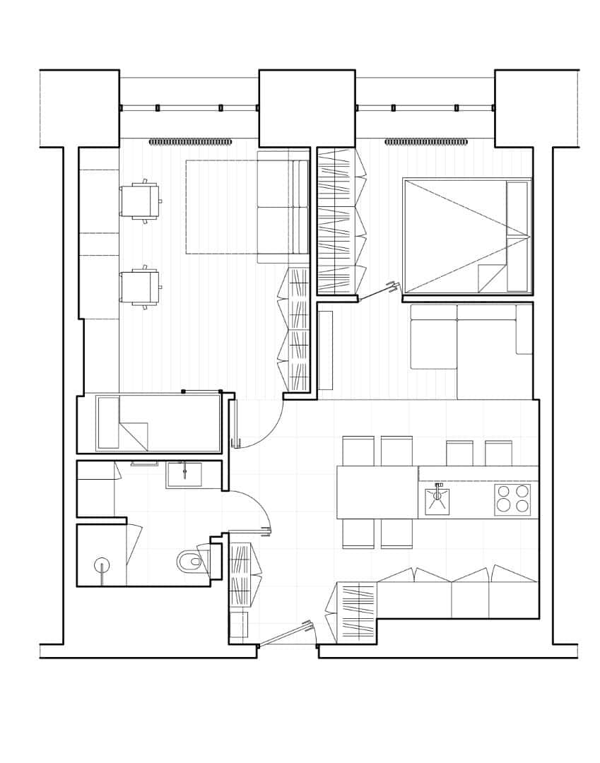 SUBBOTA Apartment by PROJECT905 in Moscow, Russia
