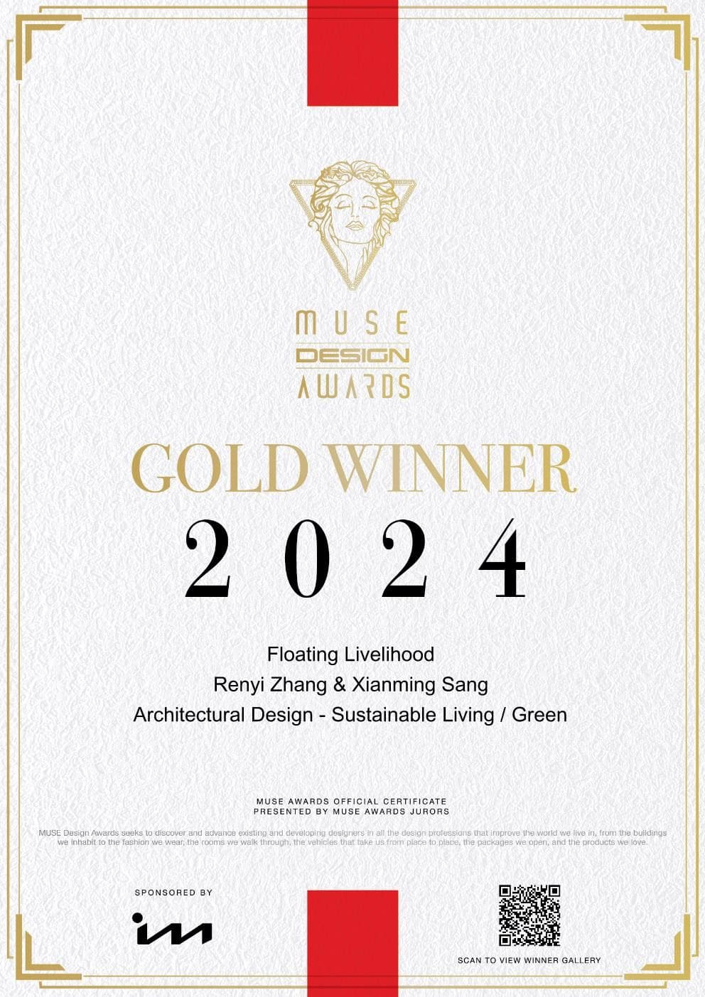 Floating Livelihood Wins Gold at the 2024 MUSE Design Awards Floating Livelihood Wins Gold at the 2024 MUSE Design Awards