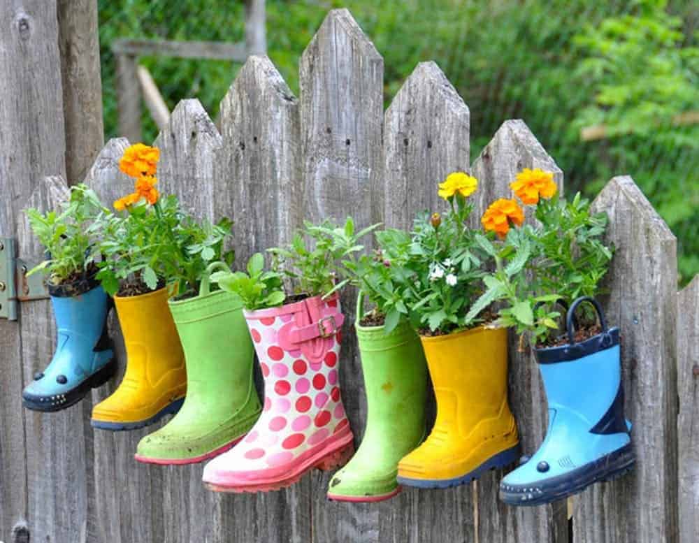 Rain Boot Planters Rain Boot Planters