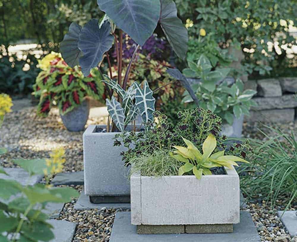 Modern Paver Planters Modern Paver Planters