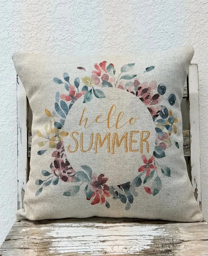 6. Hello Summer Pillow 6. Hello Summer Pillow