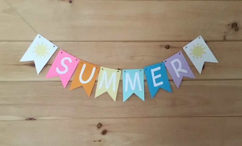 10. Summer Sunshine Rainbow Banner 10. Summer Sunshine Rainbow Banner