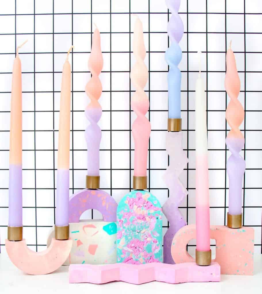 Terrazzo Candle Holders Terrazzo Candle Holders