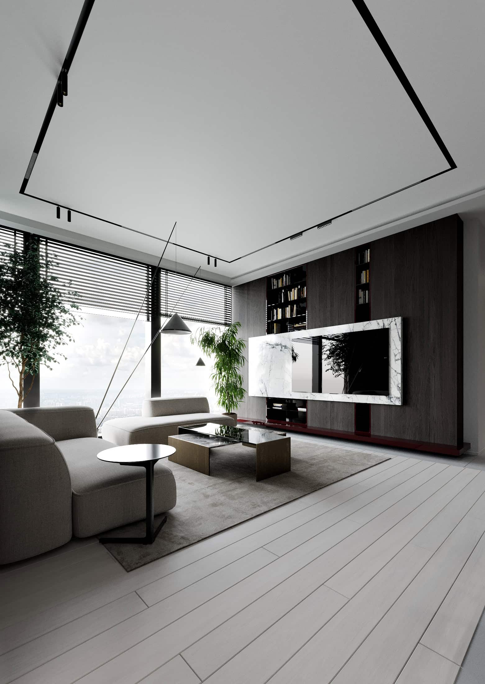 Luxury Status Apartments on the 51st Floor in Moscow's City Center