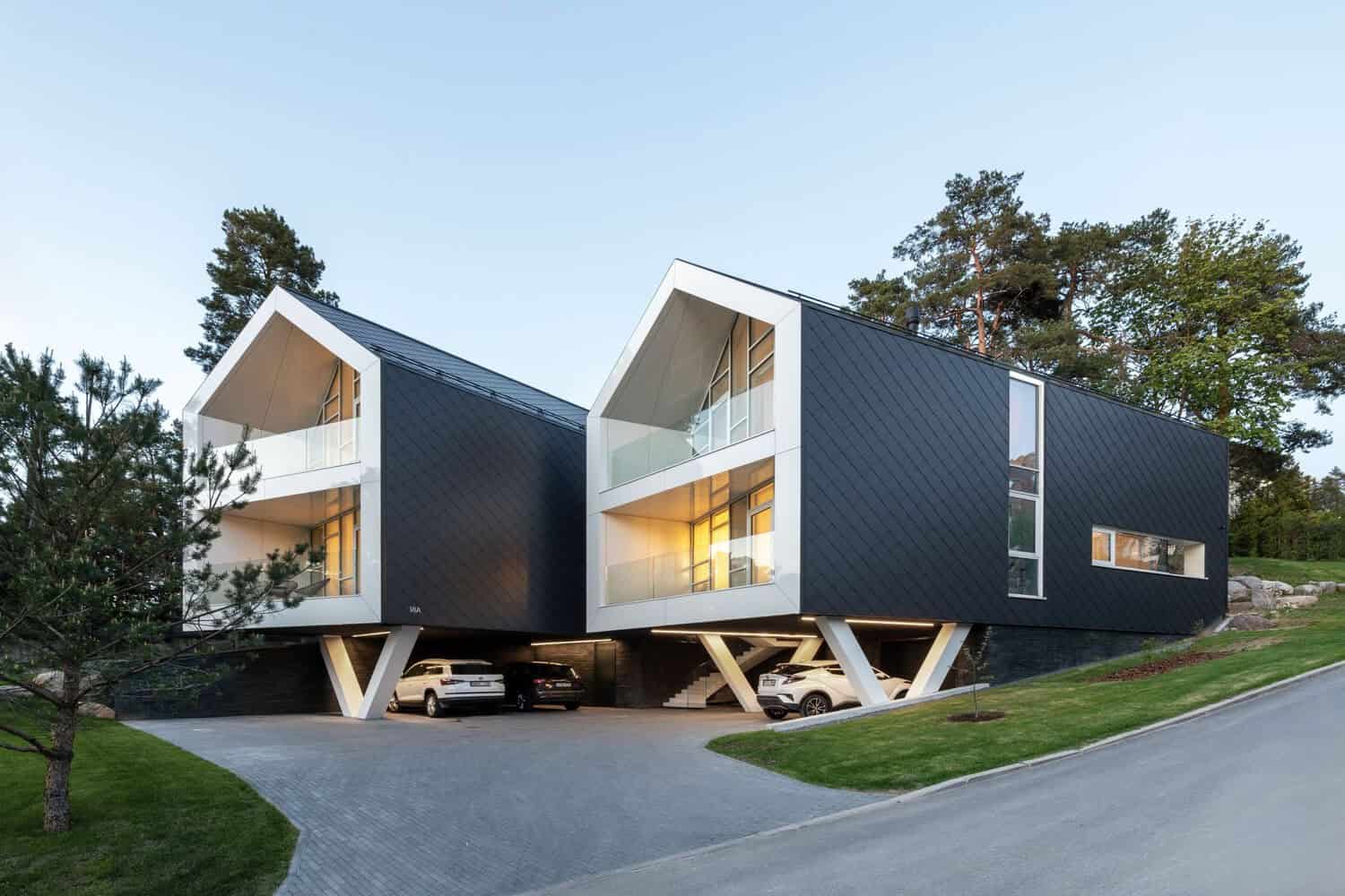 Twin House by ArchLAB Studio: A Pine Grove-Inspired Retreat in Vilnius Twin House by ArchLAB Studio: A Pine Grove-Inspired Retreat in Vilnius