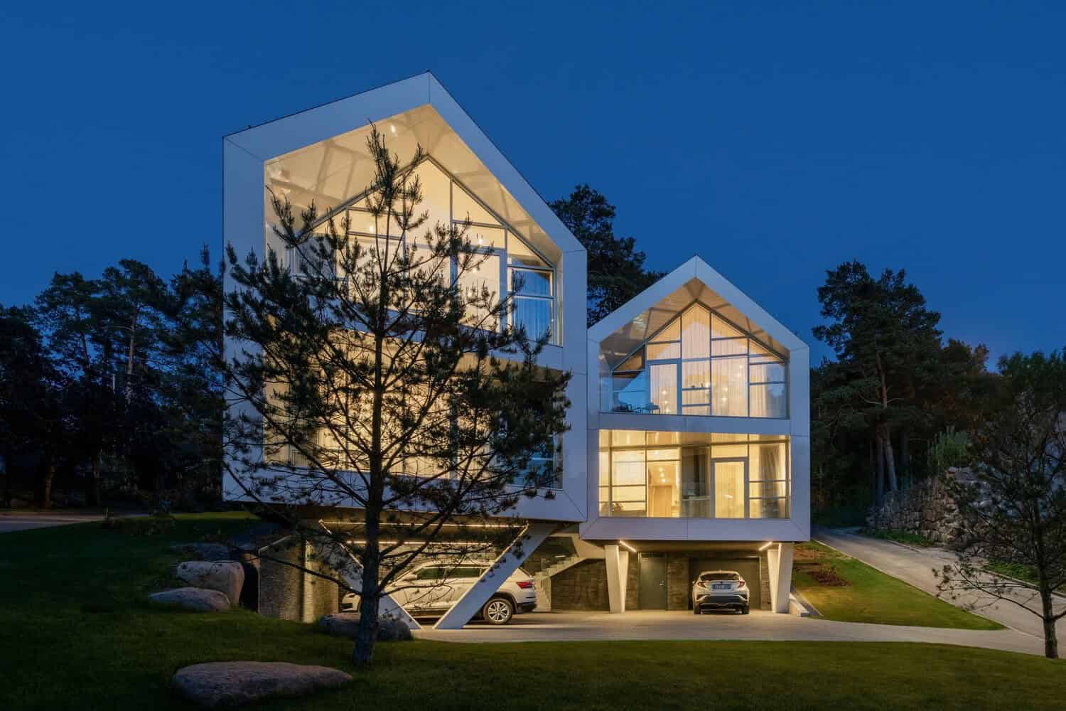 Twin House by ArchLAB Studio: A Pine Grove-Inspired Retreat in Vilnius Twin House by ArchLAB Studio: A Pine Grove-Inspired Retreat in Vilnius