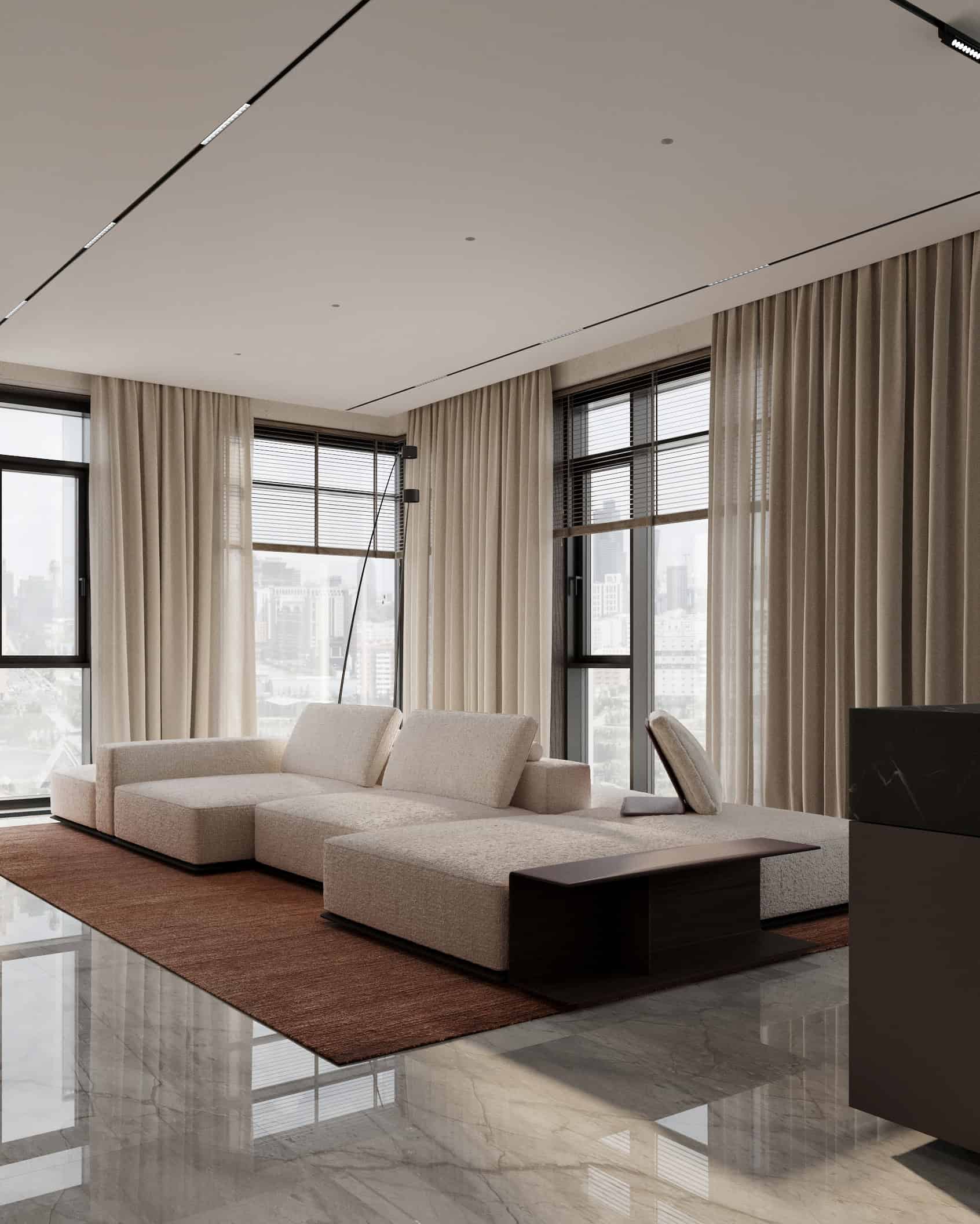 Kvadrat Architects Apartment in Astana: A Luxurious Botanical Retreat Kvadrat Architects Apartment in Astana: A Luxurious Botanical Retreat