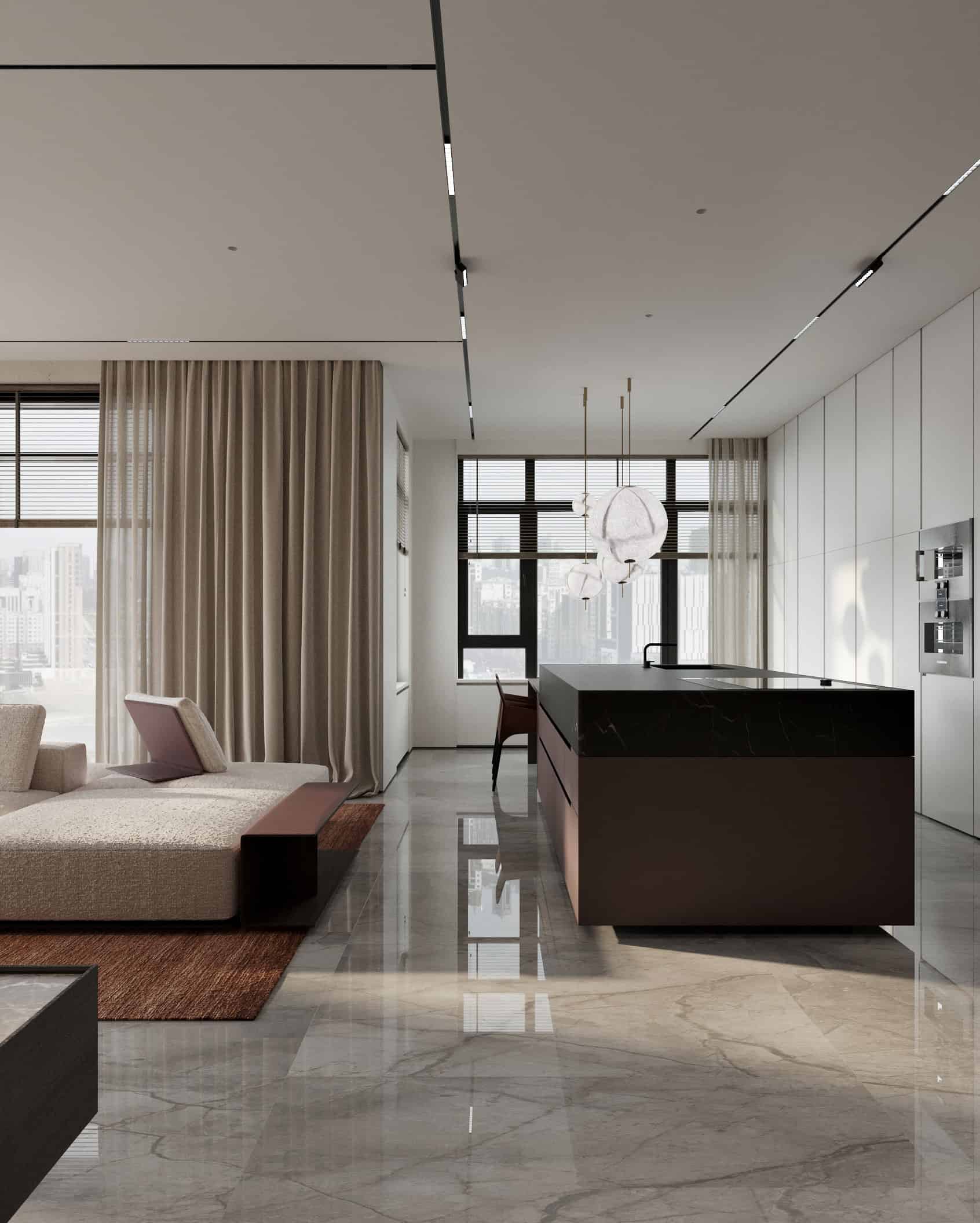 Kvadrat Architects Apartment in Astana: A Luxurious Botanical Retreat Kvadrat Architects Apartment in Astana: A Luxurious Botanical Retreat