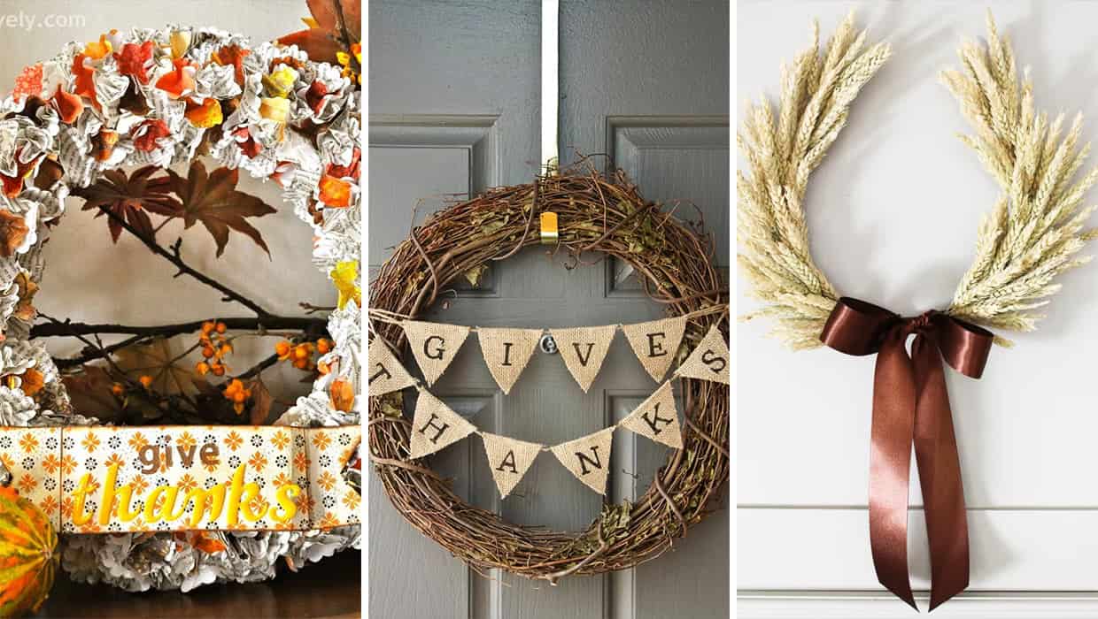 15 DIY Thanksgiving Wreath Ideas to Welcome the Season