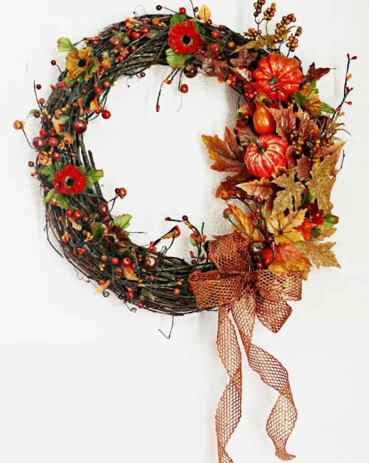 Autumn Harvest Thanksgiving Wreath Autumn Harvest Thanksgiving Wreath