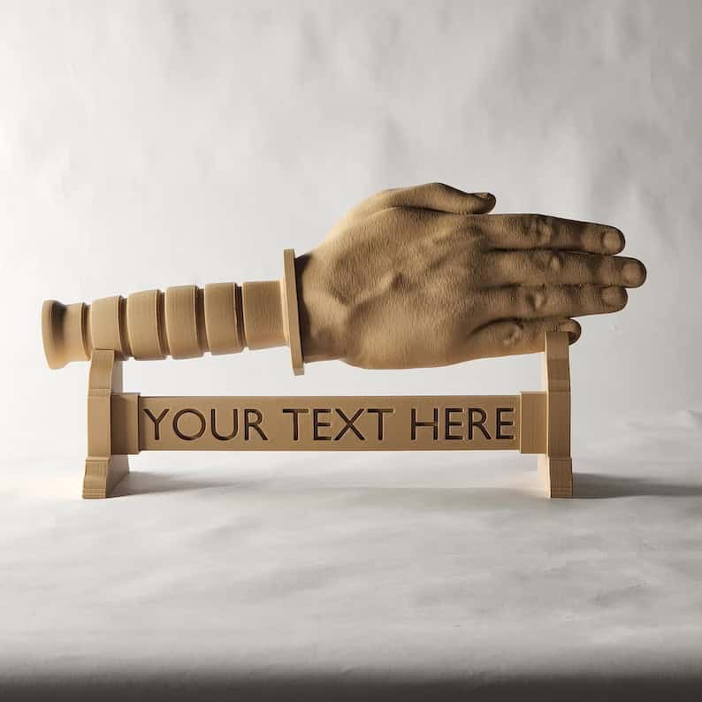 Non Bladed Knife Hand