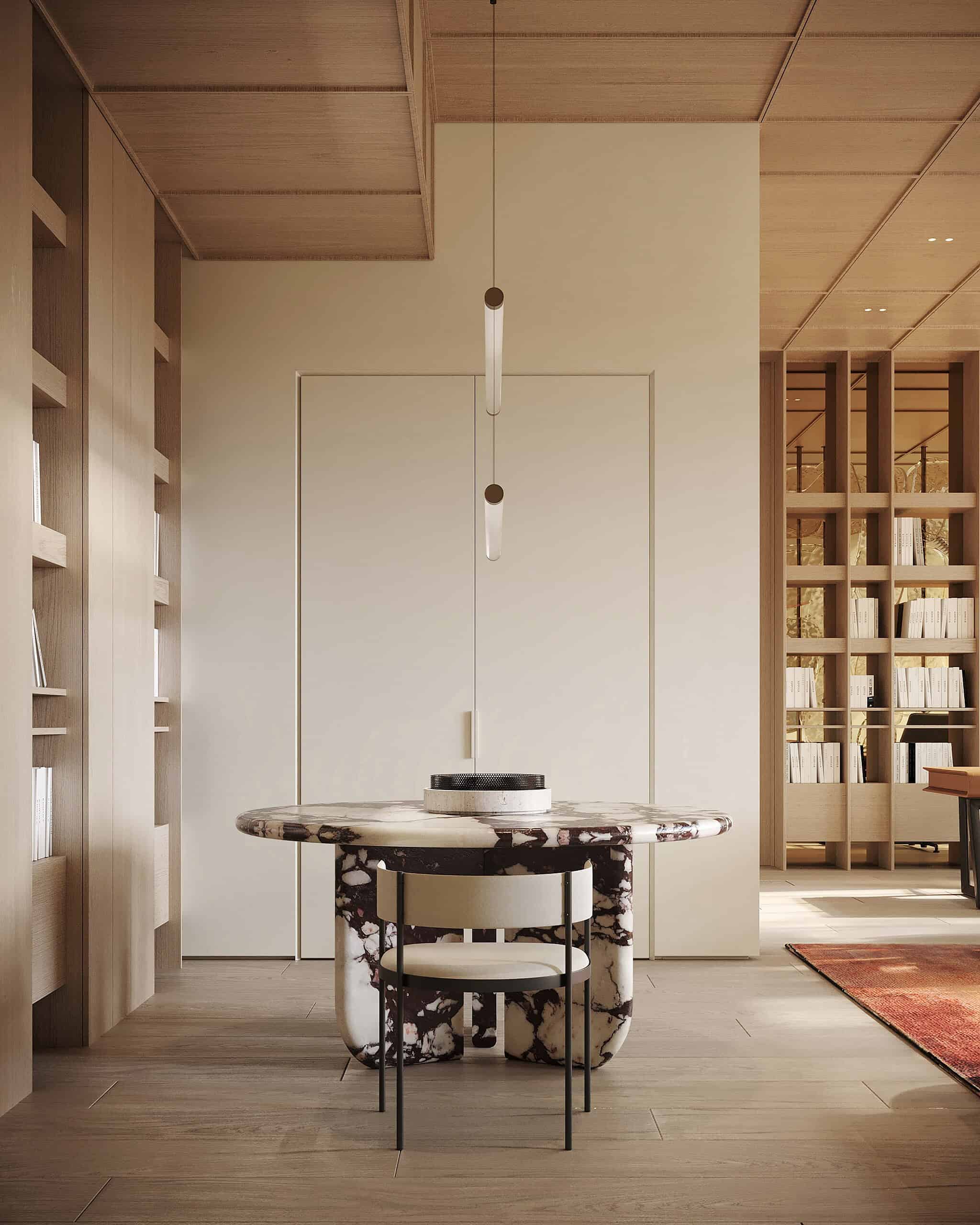 Two-Level Apartment in Moscow by Kerimov Architects: A Study in Warm Minimalism Two-Level Apartment in Moscow by Kerimov Architects: A Study in Warm Minimalism