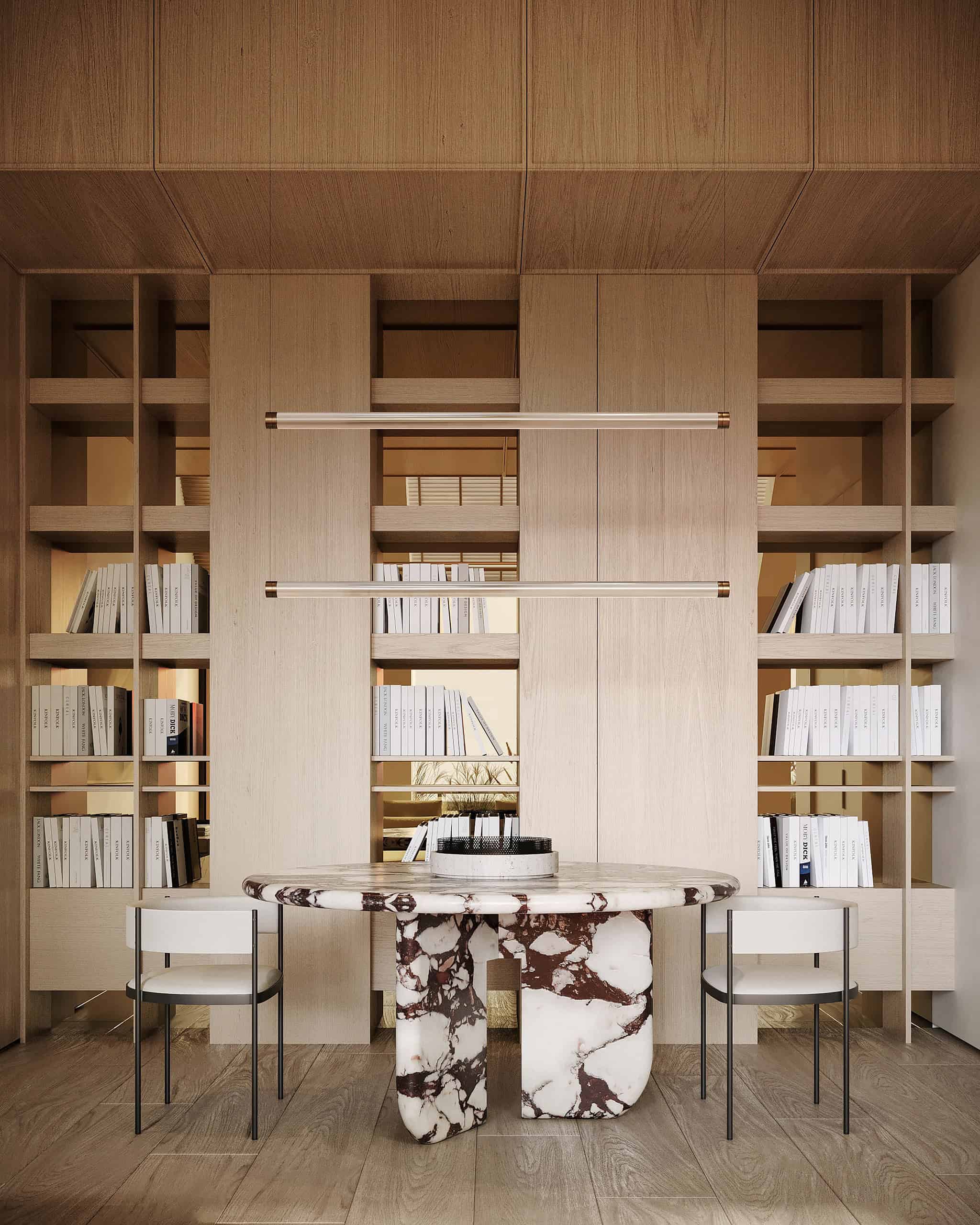 Two-Level Apartment in Moscow by Kerimov Architects: A Study in Warm Minimalism Two-Level Apartment in Moscow by Kerimov Architects: A Study in Warm Minimalism