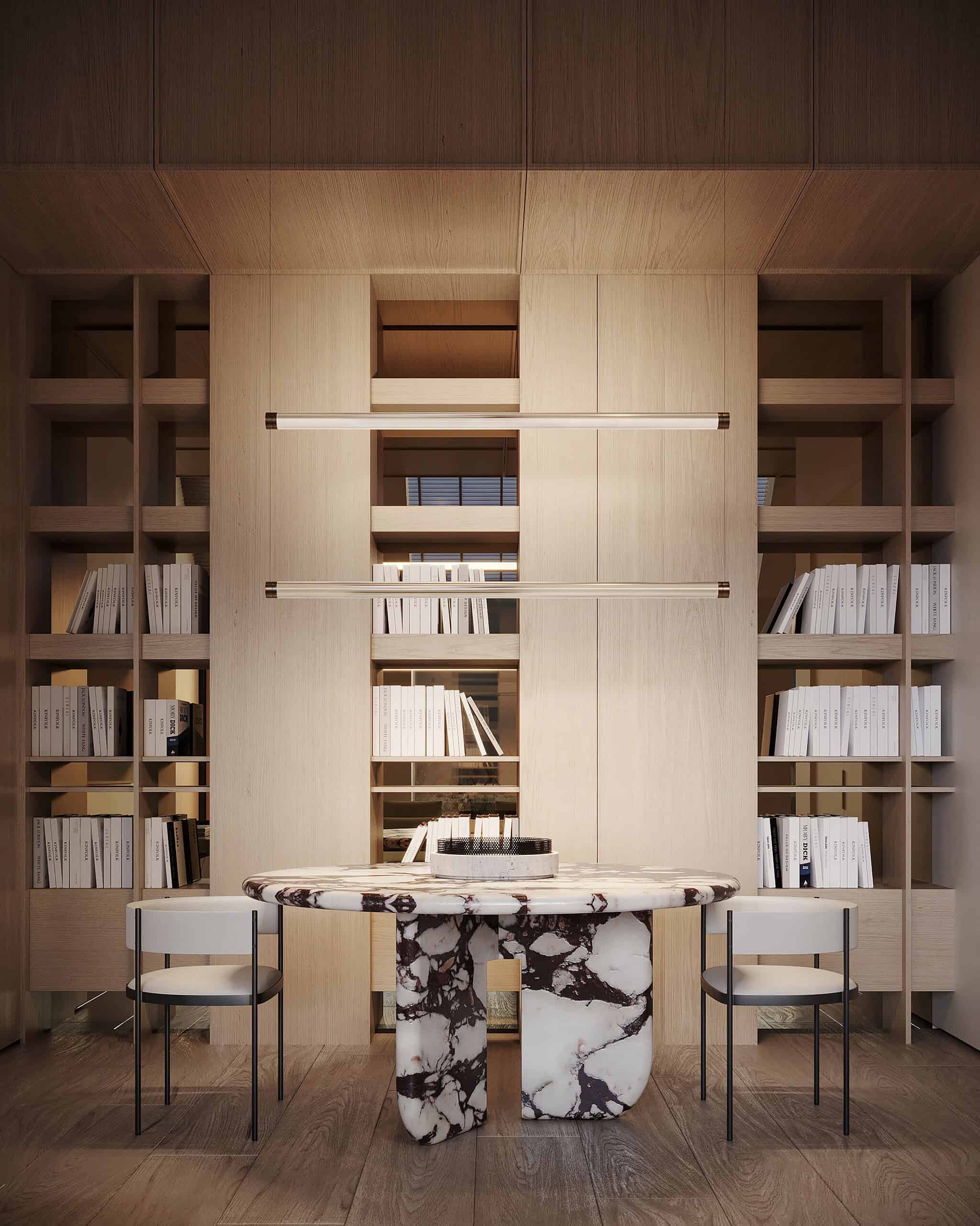 Two-Level Apartment in Moscow by Kerimov Architects: A Study in Warm Minimalism Two-Level Apartment in Moscow by Kerimov Architects: A Study in Warm Minimalism