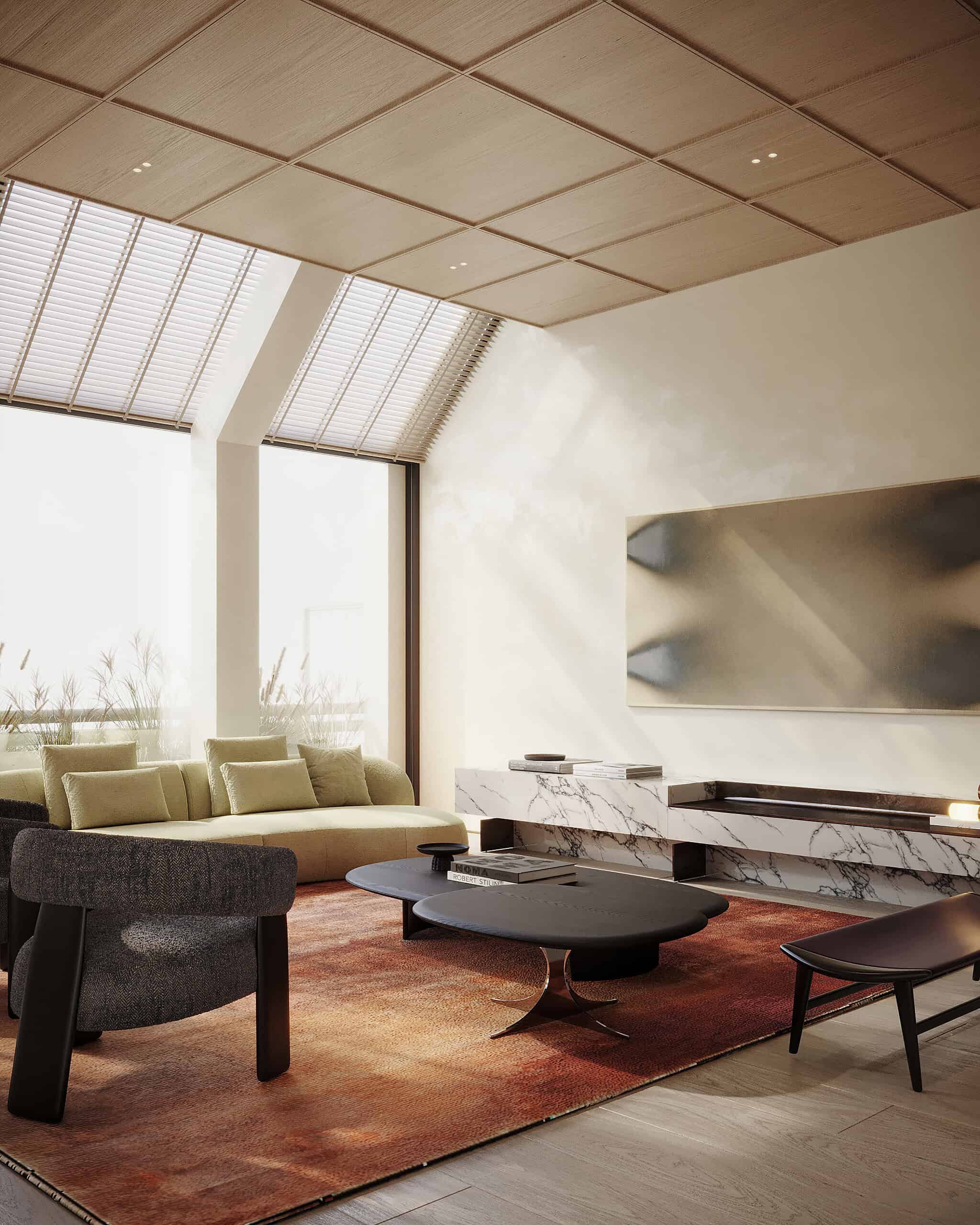 Two-Level Apartment in Moscow by Kerimov Architects: A Study in Warm Minimalism Two-Level Apartment in Moscow by Kerimov Architects: A Study in Warm Minimalism