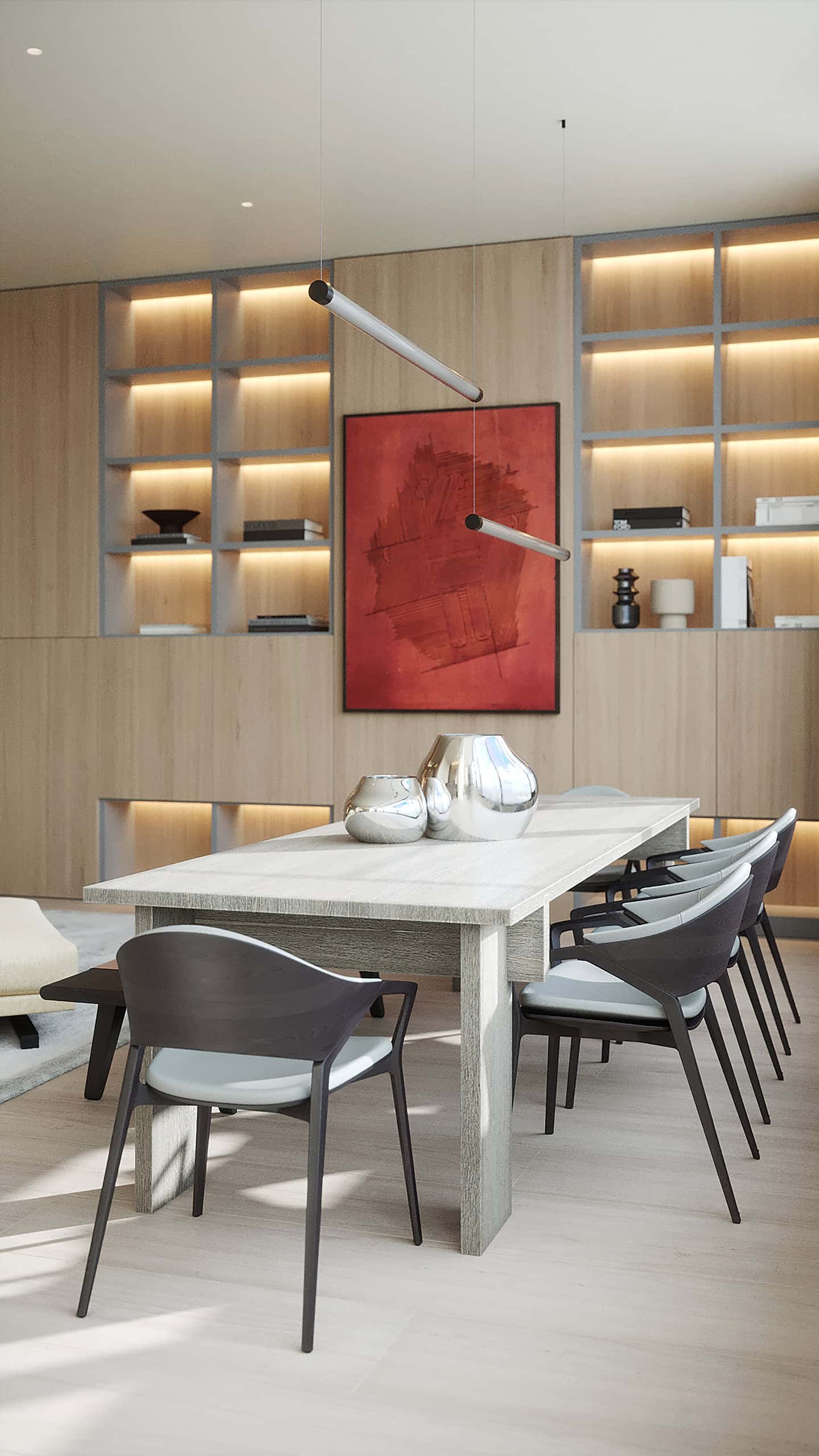 Two-Level Apartment in Moscow by Kerimov Architects: A Study in Warm Minimalism Two-Level Apartment in Moscow by Kerimov Architects: A Study in Warm Minimalism