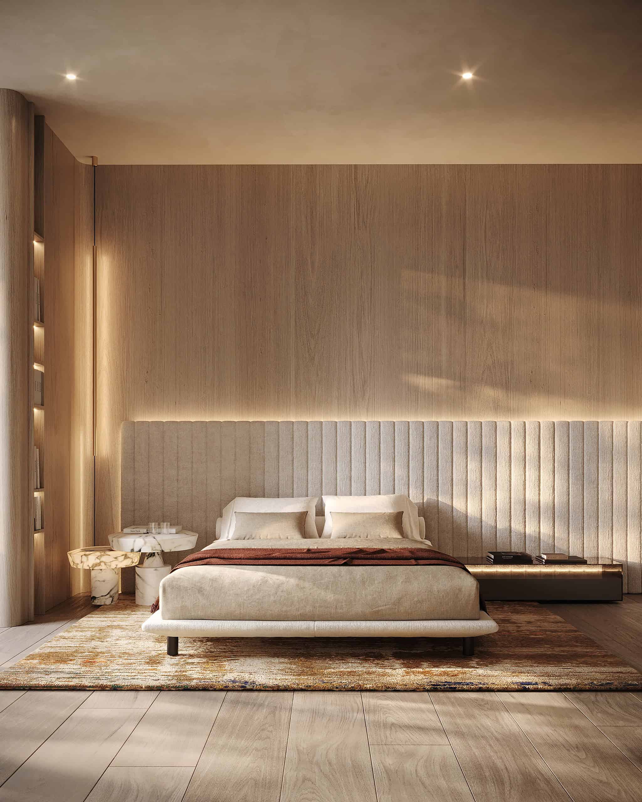 Two-Level Apartment in Moscow by Kerimov Architects: A Study in Warm Minimalism Two-Level Apartment in Moscow by Kerimov Architects: A Study in Warm Minimalism