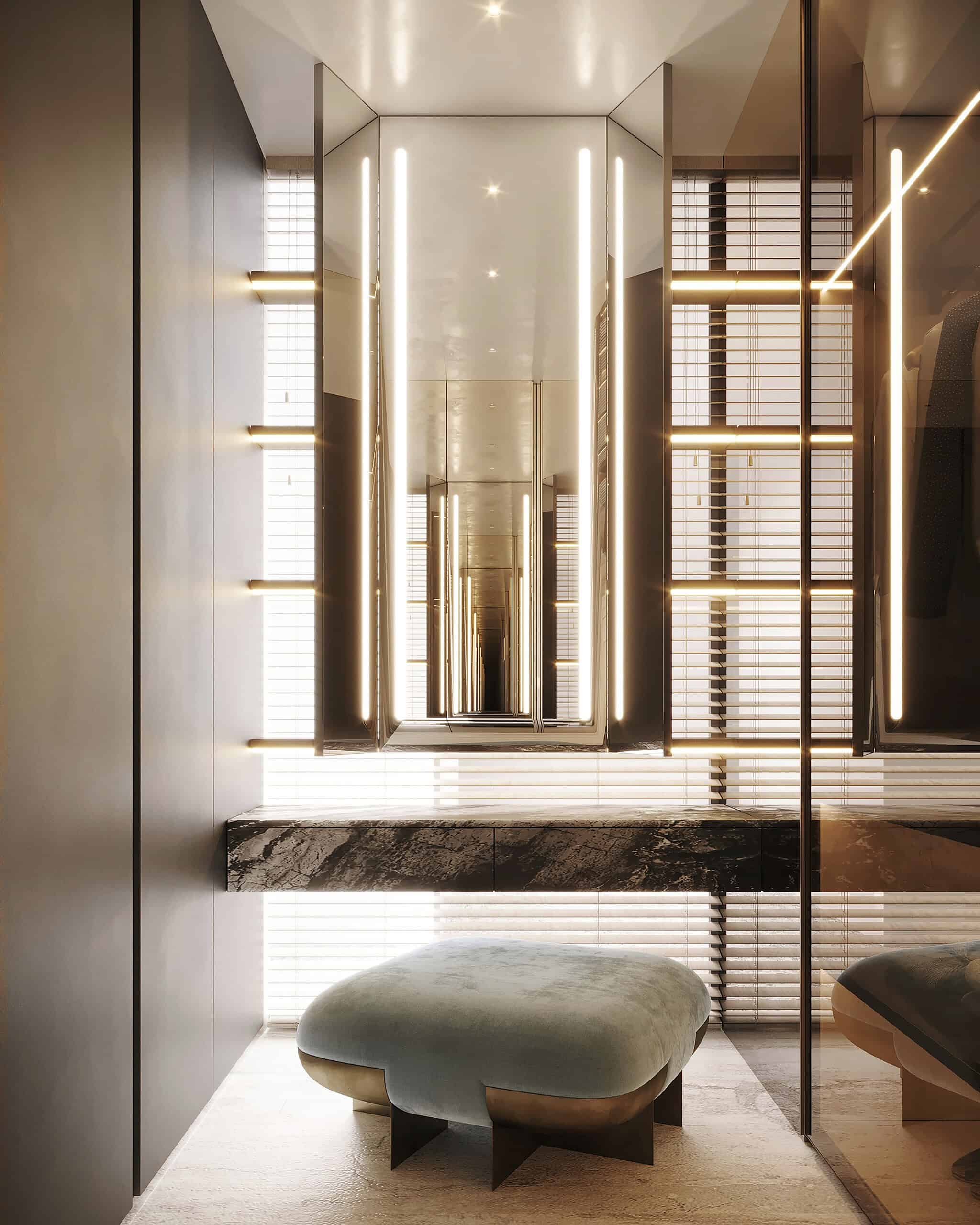 Two-Level Apartment in Moscow by Kerimov Architects: A Study in Warm Minimalism Two-Level Apartment in Moscow by Kerimov Architects: A Study in Warm Minimalism