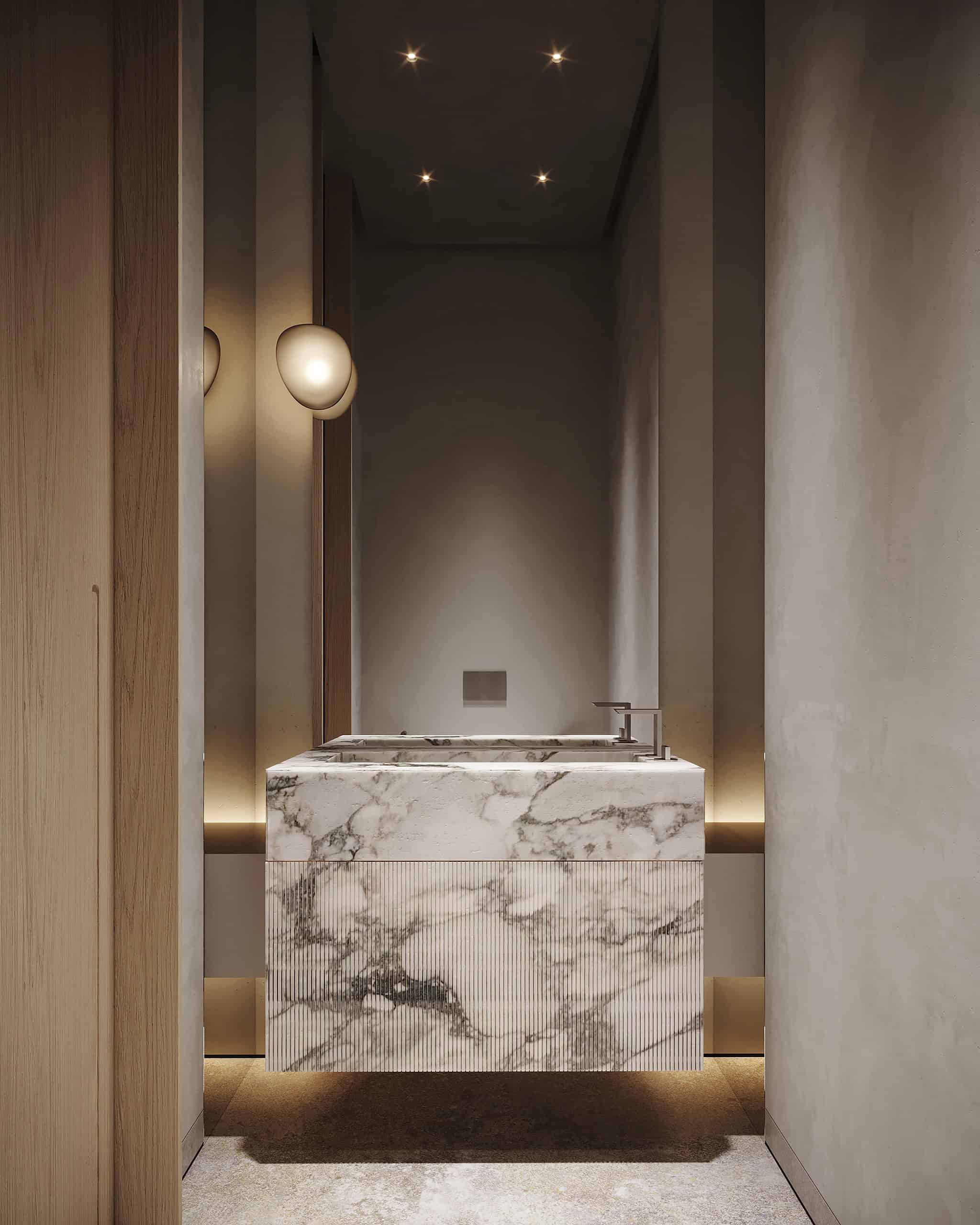 Two-Level Apartment in Moscow by Kerimov Architects: A Study in Warm Minimalism Two-Level Apartment in Moscow by Kerimov Architects: A Study in Warm Minimalism