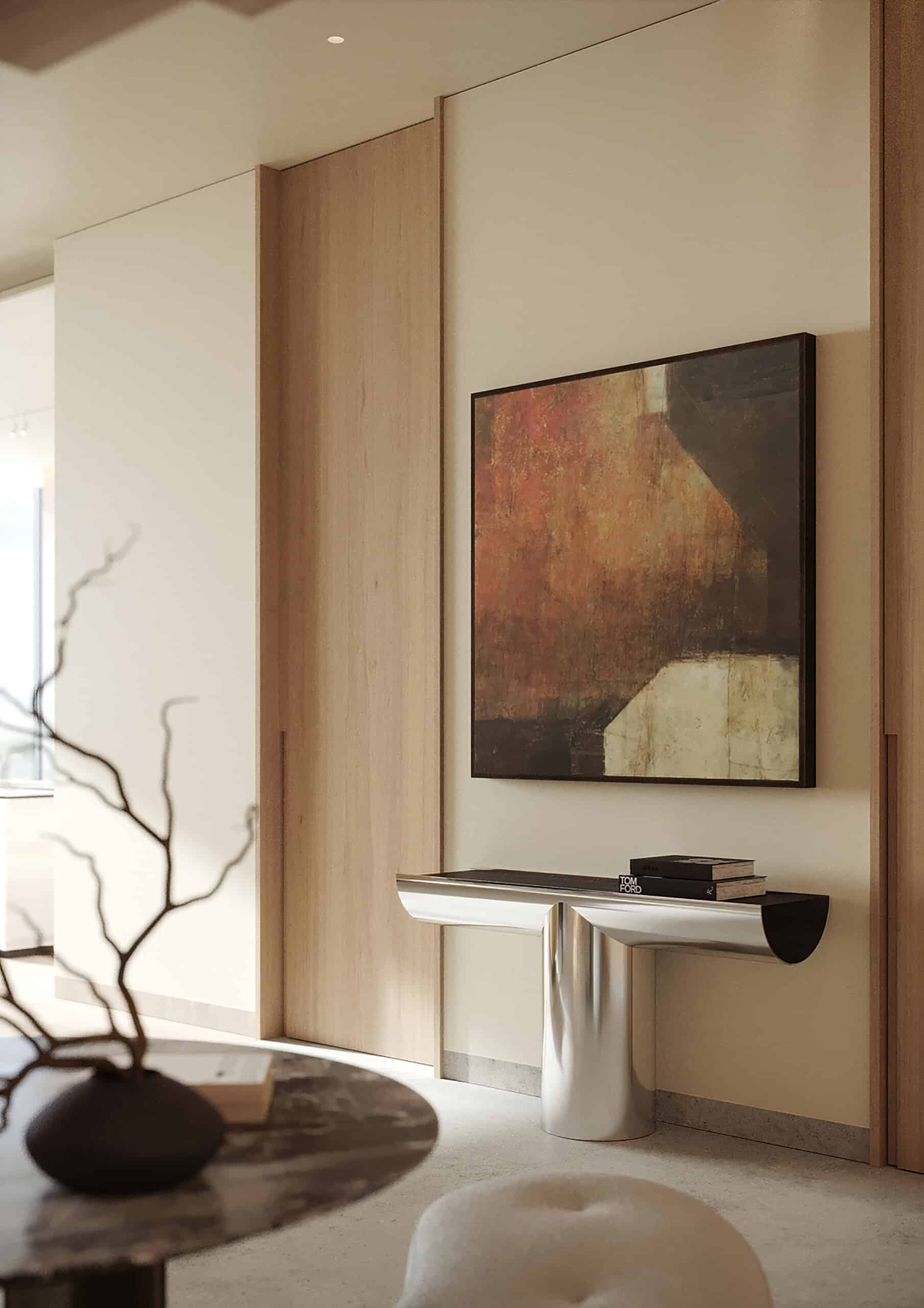 Two-Level Apartment in Moscow by Kerimov Architects: A Study in Warm Minimalism Two-Level Apartment in Moscow by Kerimov Architects: A Study in Warm Minimalism