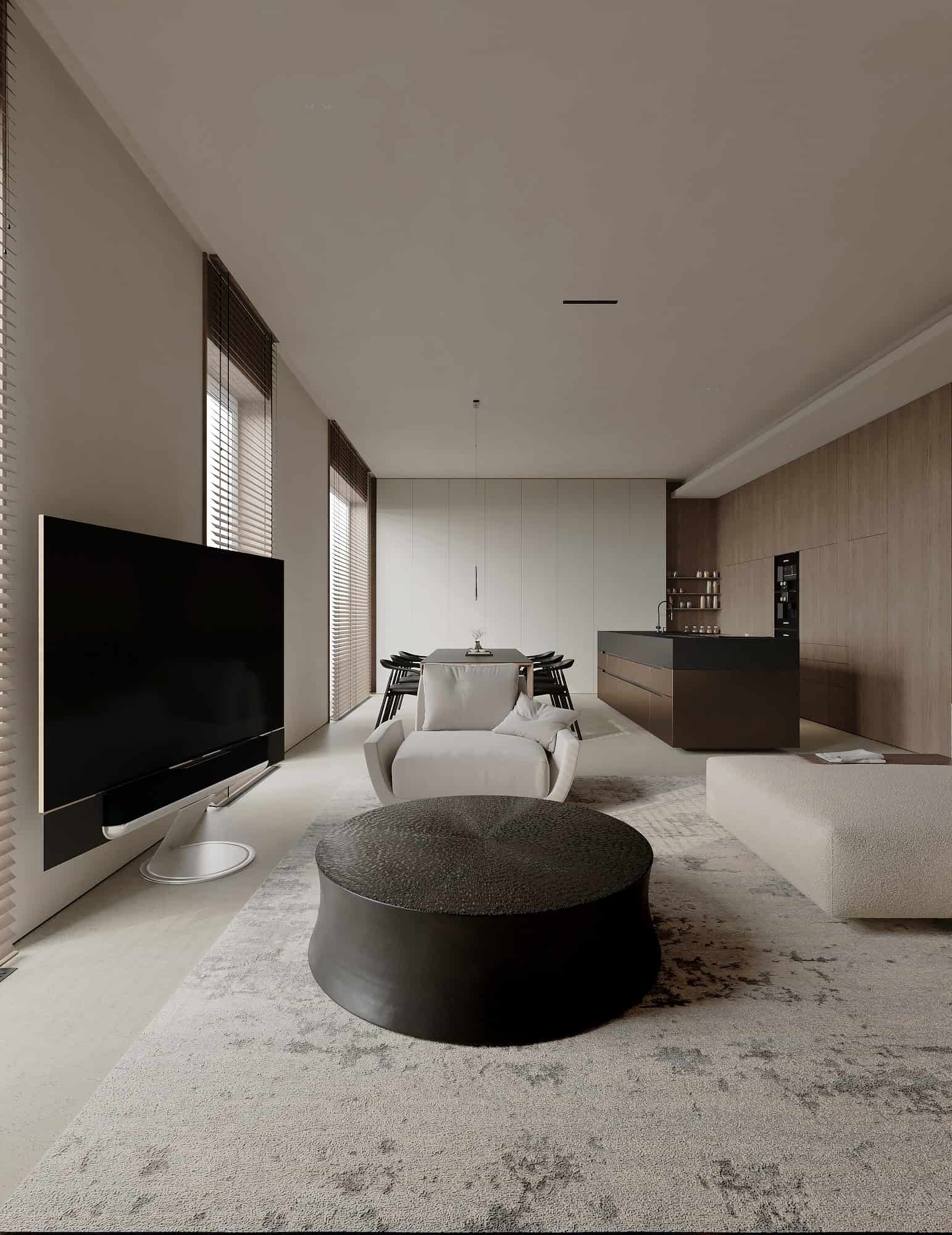 Kvadrat Architects Apartment in Almaty: A Restorative Interior Designed for Modern Living Kvadrat Architects Apartment in Almaty: A Restorative Interior Designed for Modern Living