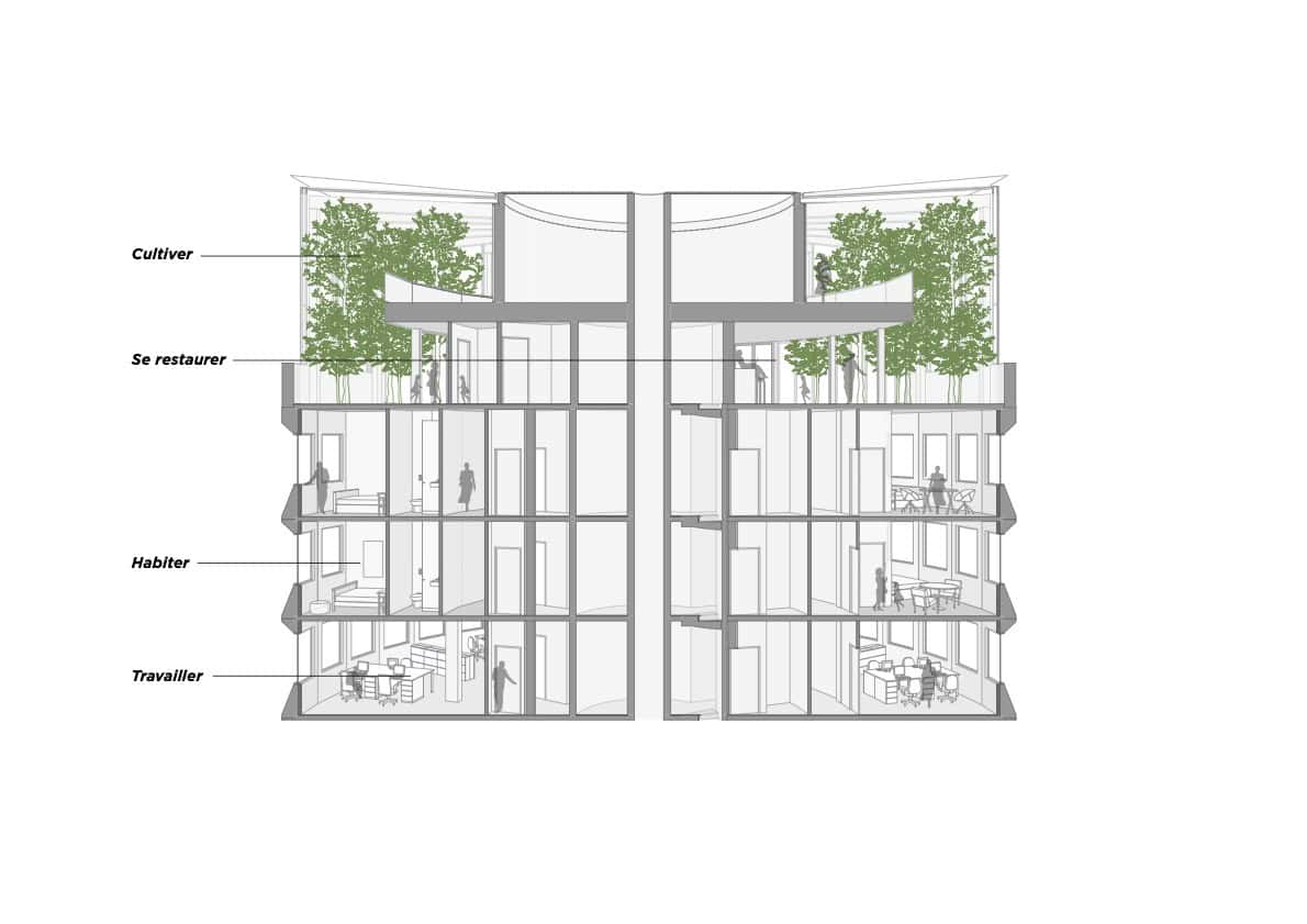 Racine Tower: A Sustainable Transformation by Maud Caubet Architectes