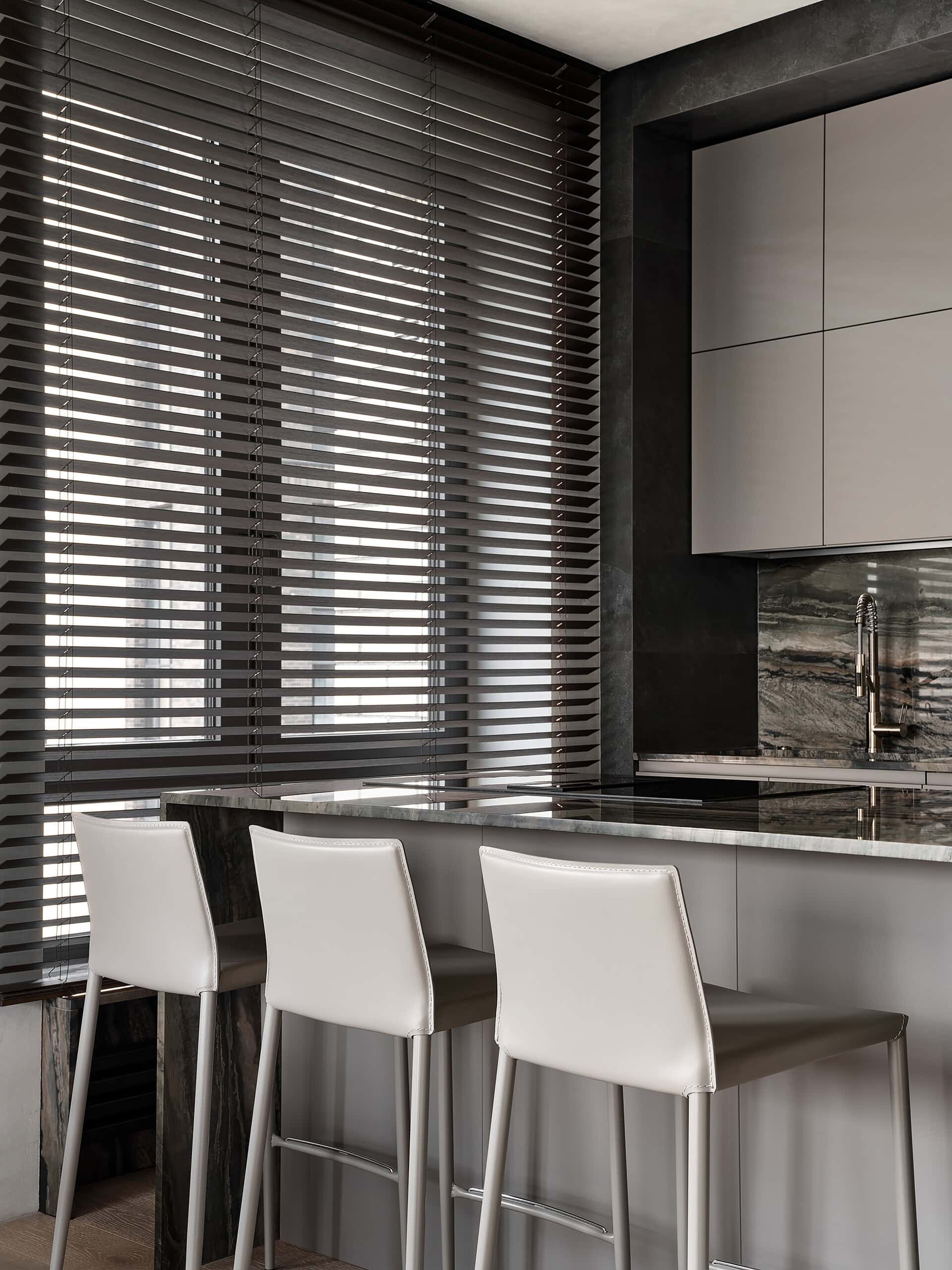 Tough Character Apartment — View 10 Tough Character Apartment — portrait interior view 10, wall unit and lighting