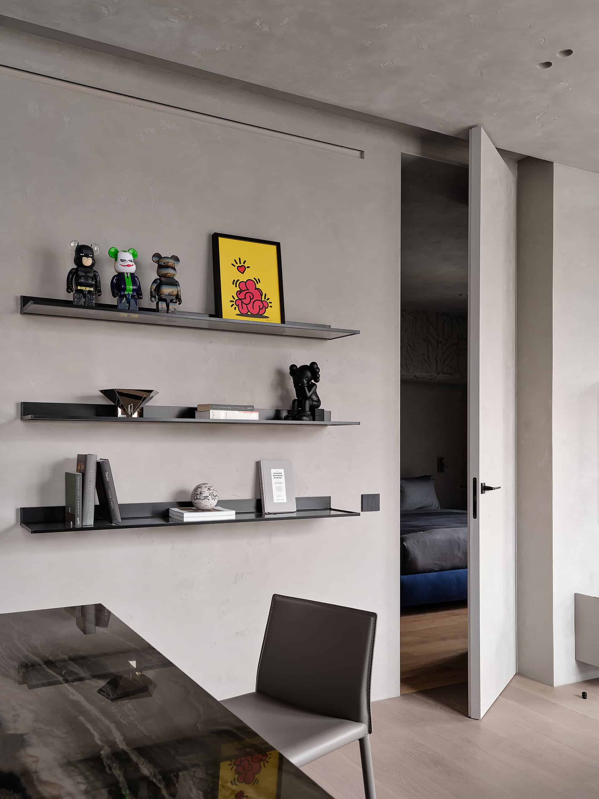 Tough Character Apartment — View 13 Tough Character Apartment — portrait interior view 13, corridor perspective