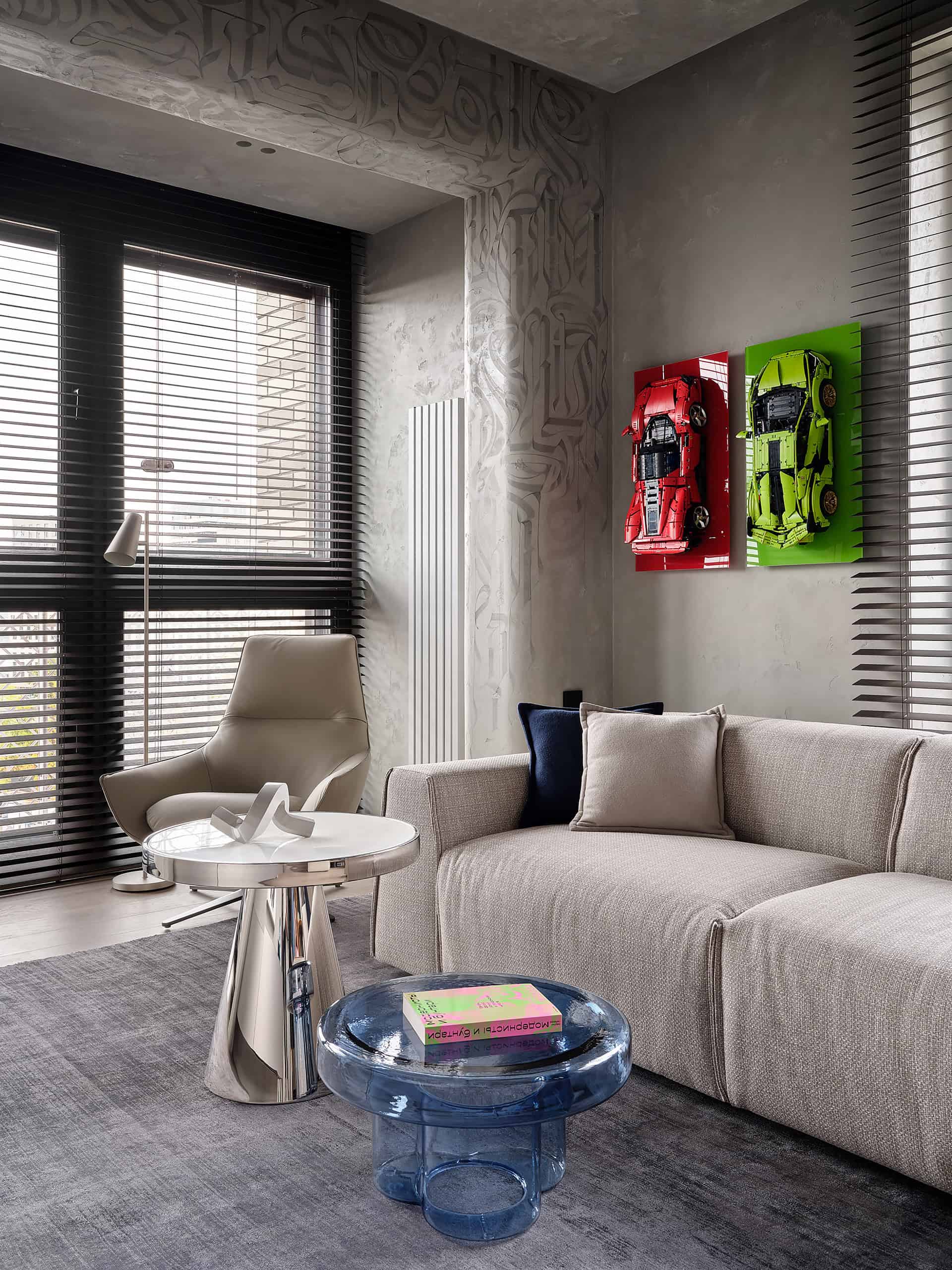 Tough Character Apartment — View 02 Tough Character Apartment — portrait interior view 02, cabinetry detail