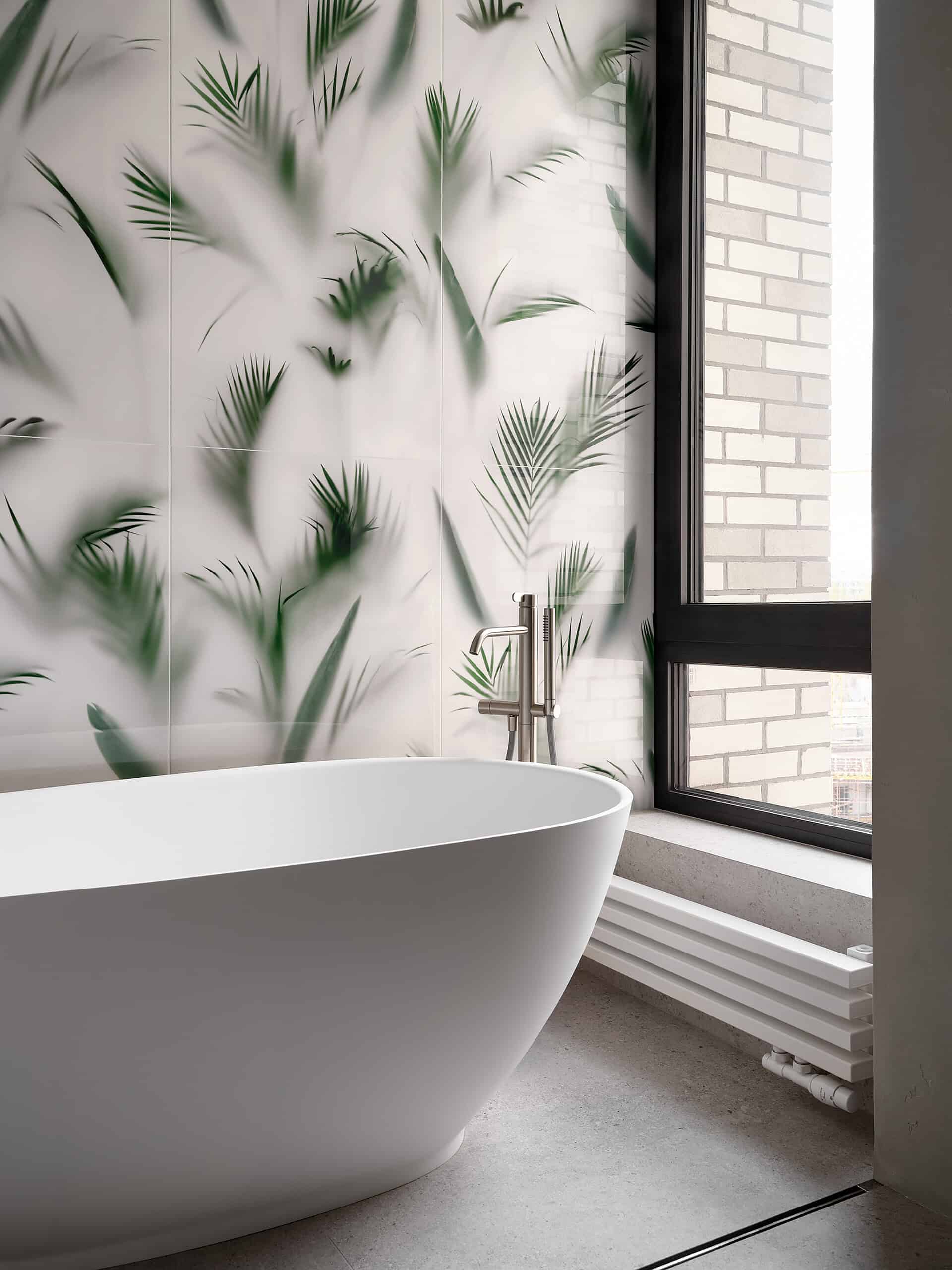 Tough Character Apartment — View 37 Tough Character Apartment — portrait interior view 37, decorative plaster wall