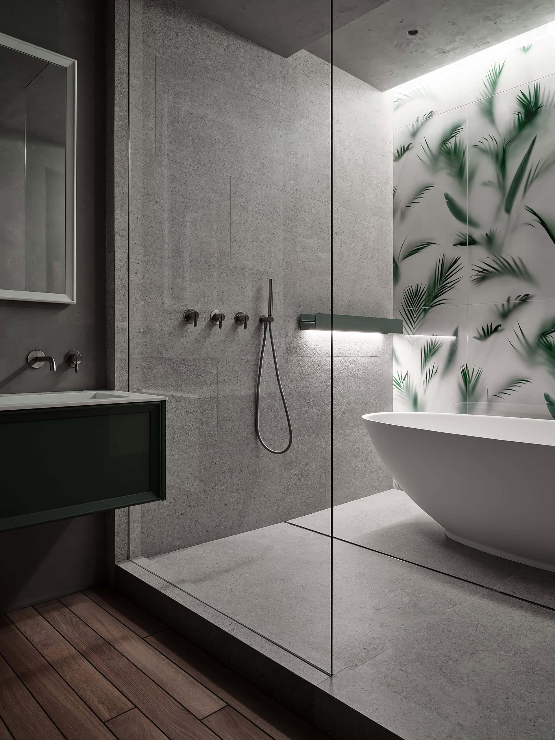 Tough Character Apartment — View 38 Tough Character Apartment — portrait interior view 38, shelving and records