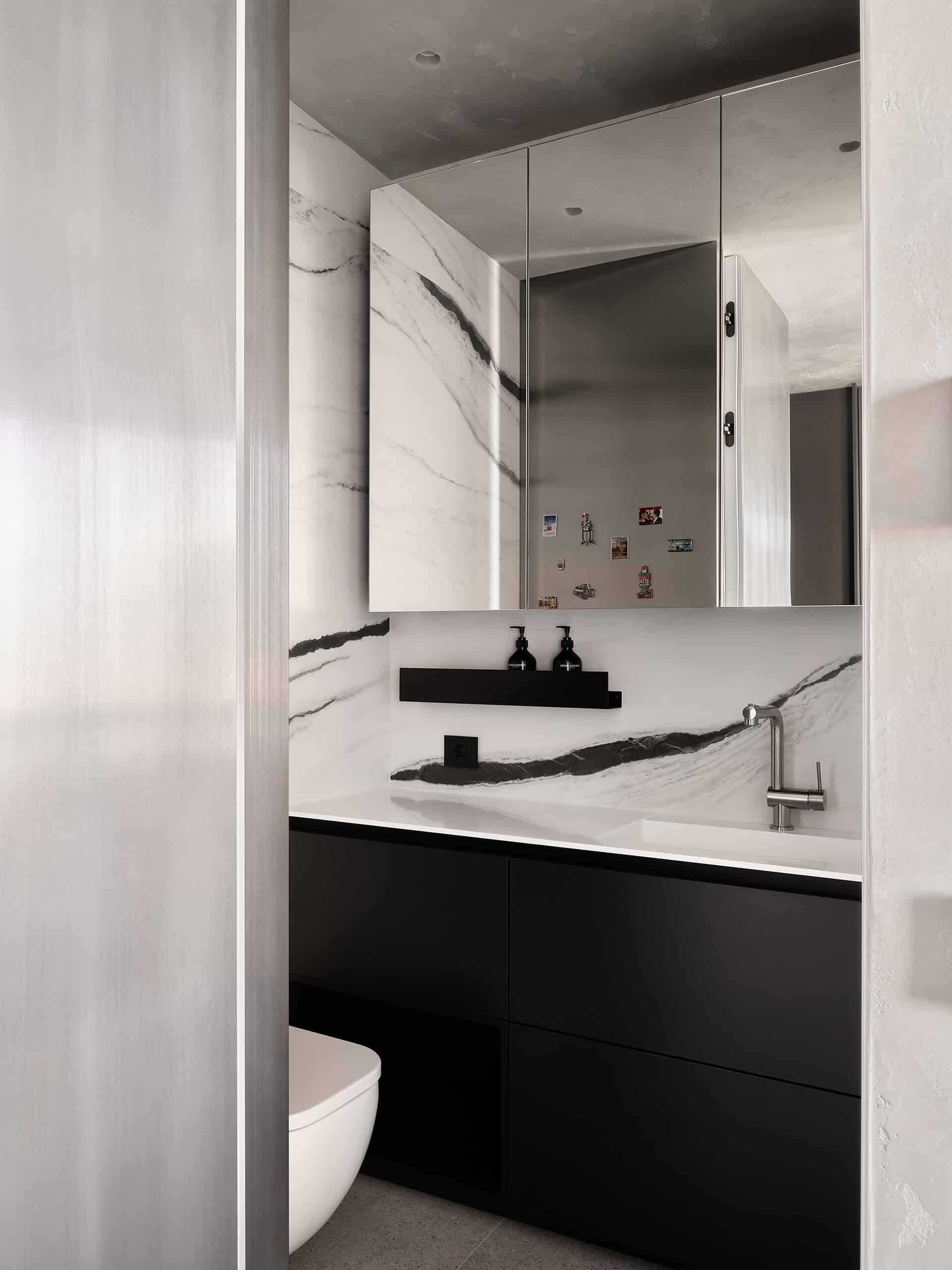 Tough Character Apartment — View 46 Tough Character Apartment — portrait interior view 46, bath accessories