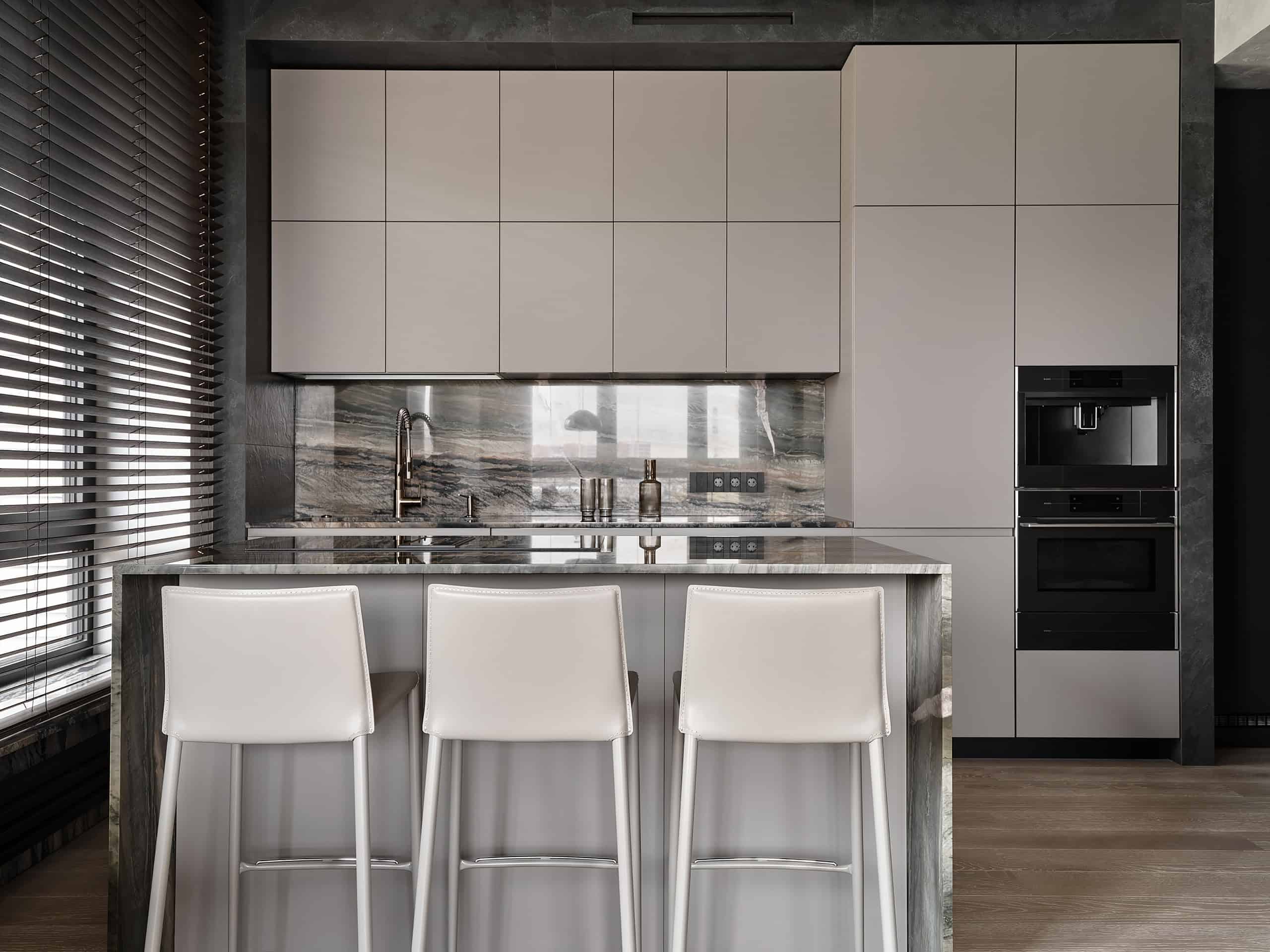 Tough Character Apartment — View 09 Tough Character Apartment — interior view 09, living with media wall