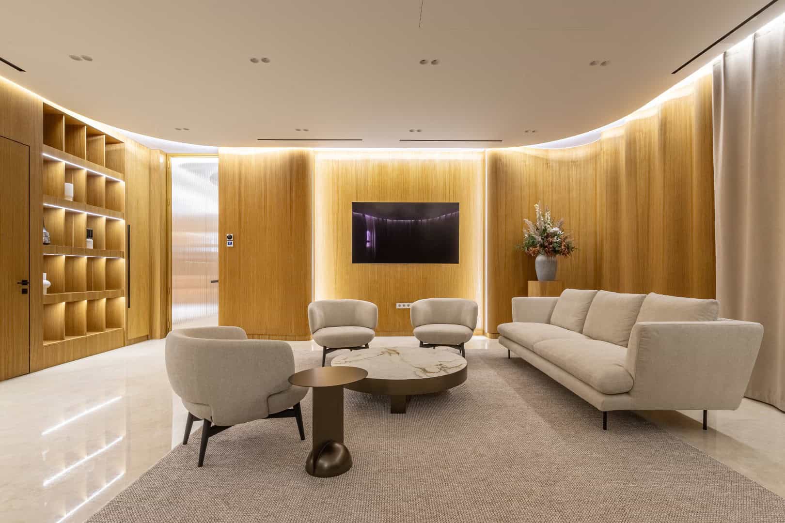 Home Office in Tashkent: A Harmonious Fusion of Functionality and Warmth Home Office in Tashkent: A Harmonious Fusion of Functionality and Warmth