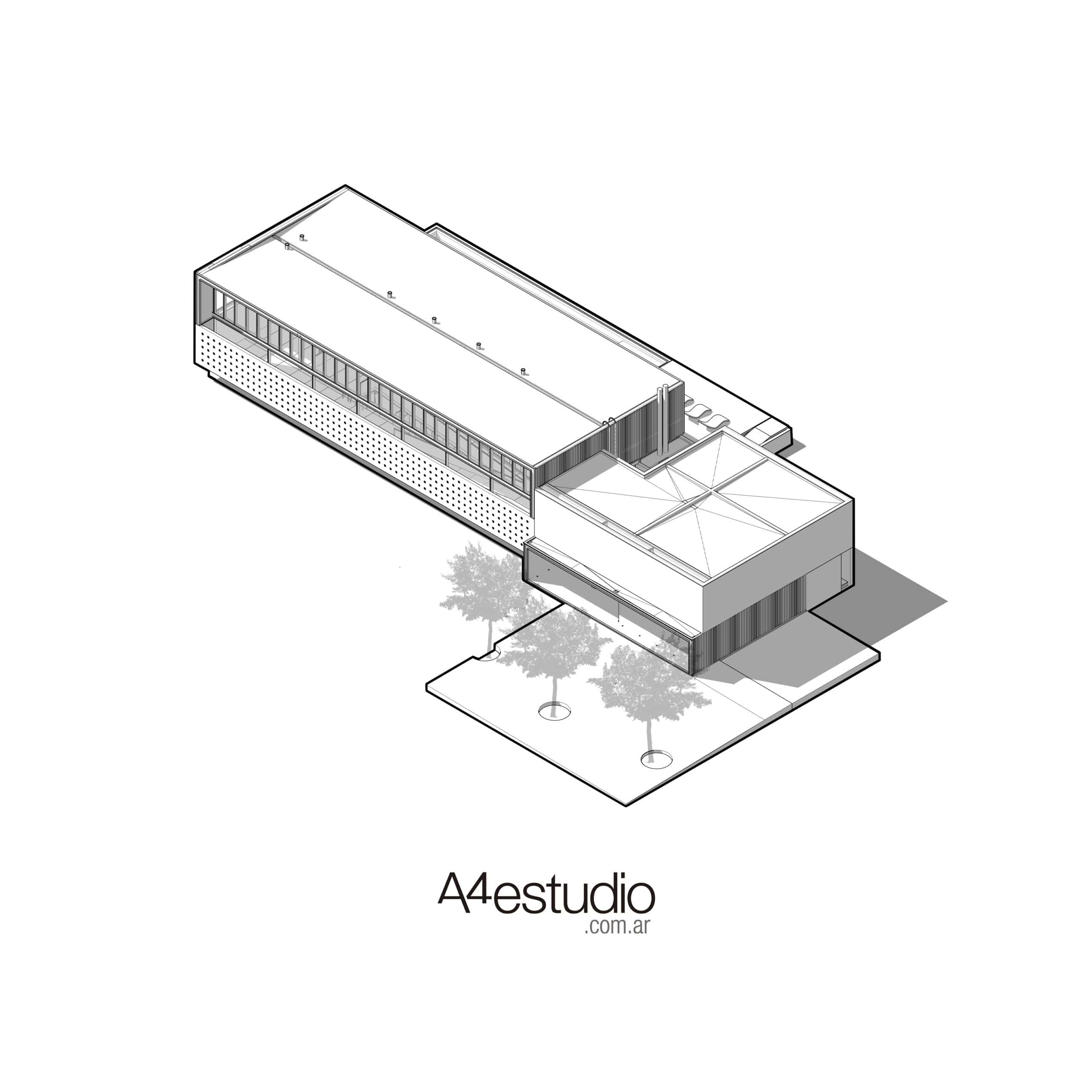 Pacheco House by A4estudio: Elevated Living Overlooking the Green