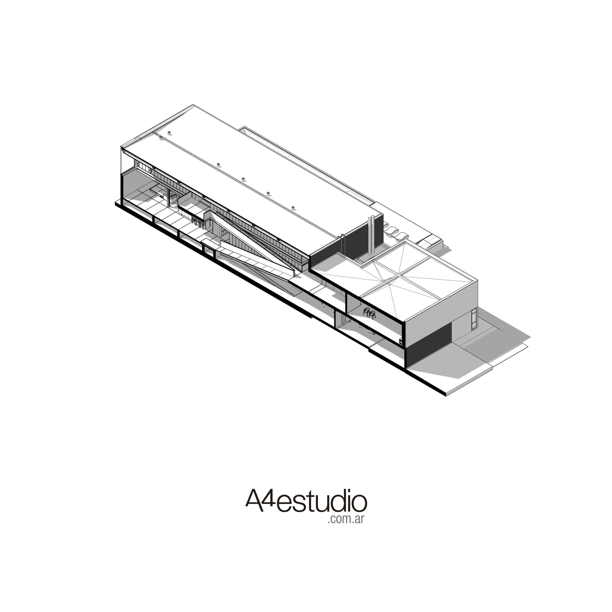 Pacheco House by A4estudio: Elevated Living Overlooking the Green